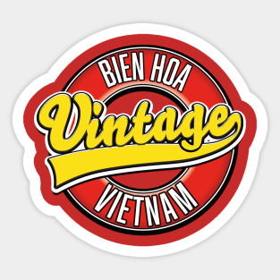 Bien Hoa vietnam retro logo Sticker